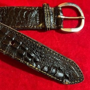 Genuine Alligator Men's Belt